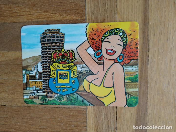 Colecionismo Calend&aacute;rios: CALENDARIO DE FUTBOL. UNION DEPORTIVA LAS PALMAS. CHICA A&Ntilde;O 1989. VER FOTOS