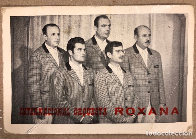 Colecionismo Calend&aacute;rios: ROXANA ORQUESTA INTERNACIONAL (BARCELONA). CALENDARIO PUBLICITARIO DEL A&Ntilde;O 1970.
