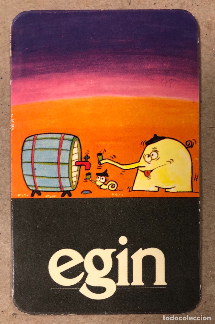 Colecionismo Calend&aacute;rios: PERI&Oacute;DICO EGIN. CALENDARIO DE BOLSILLO DE 1979.