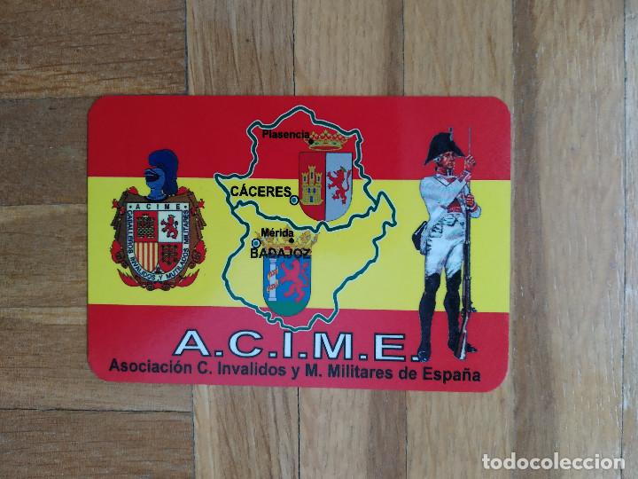 Coleccionismo calendarios: CALENDARIO ACIME. ASOCIACION DE CABALLEROS INVALIDOS Y MULITADOS MILITARES DE ESPA&Ntilde;A A&Ntilde;O 2009