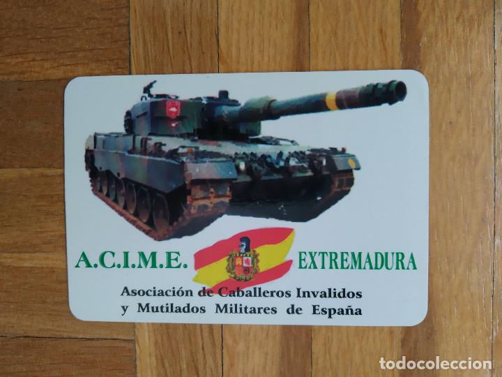 Coleccionismo calendarios: CALENDARIO ACIME. ASOCIACION DE CABALLEROS INVALIDOS Y MULITADOS MILITARES DE ESPA&Ntilde;A A&Ntilde;O 2011 TANQUE