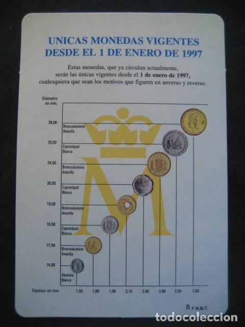 Coleccionismo calendarios: CALENDARIO MONEDAS 1996 - Foto 1