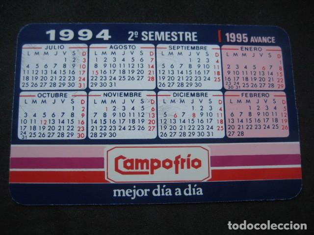 Coleccionismo calendarios: CALENDARIO CAMPOFRIO 1994 - Foto 2
