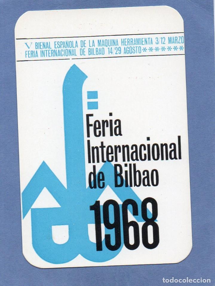 Coleccionismo Calendarios: Calendario de Publicidad 1968 - FERIA INTERNACIONAL DE BILBAO