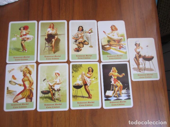 Colecionismo Calend&aacute;rios: COLECCION DE 9 CALENDARIOS COMAS-RESTAURANTE MARIBEL-DEL 2007 NO FOURNIER VER FOTOS
