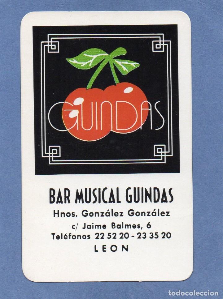 Colecionismo Calend&aacute;rios: Calendario de Publicidad 1990 - BAR MUSICAL GUINDAS