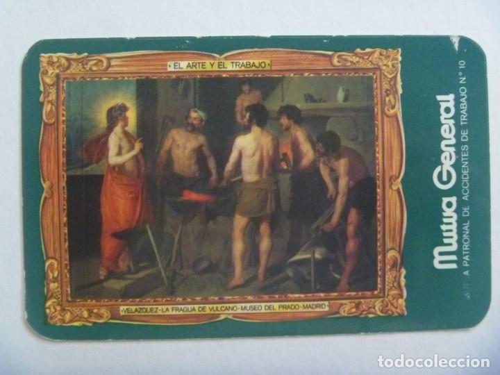 Coleccionismo calendarios: CALENDARIO DE BOLSILLO DE 1976 , ARTE Y TRABAJO DE MUTUA GENERAL . CON CUADRO DE VELAZQUEZ