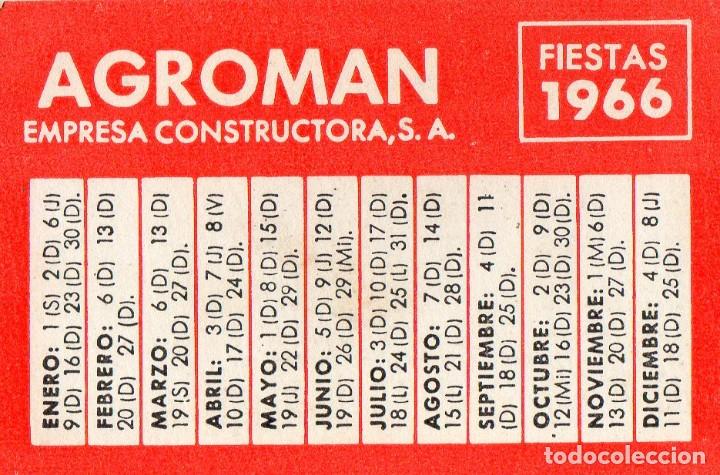 Collectionnisme Calendriers: Calendario de Publicidad 1965 - AGROMAN