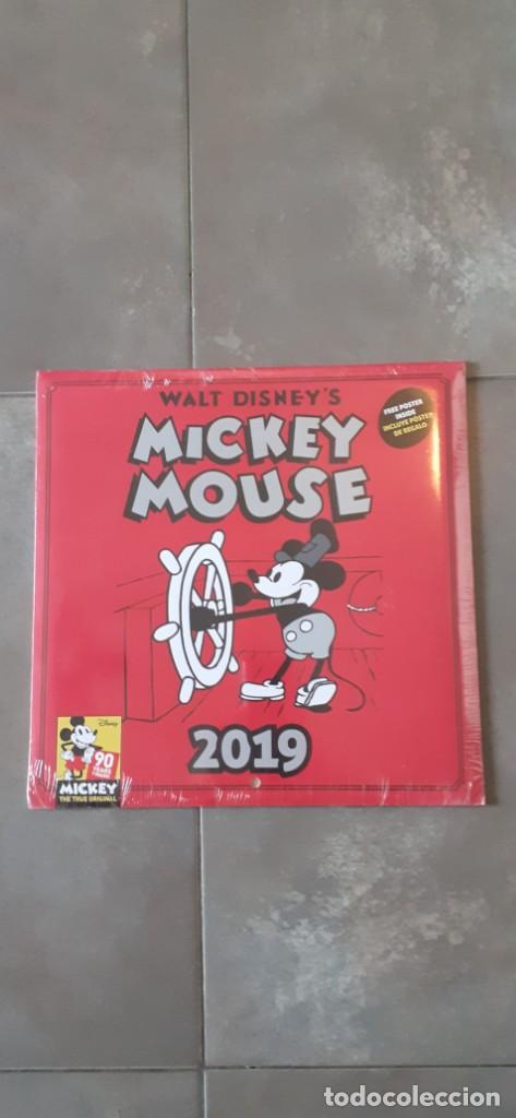 Coleccionismo calendarios: CALENDARIO DISNEY MICKEY MOUSE. A&Ntilde;O 2019 . NUEVO PLASTIFICADO.