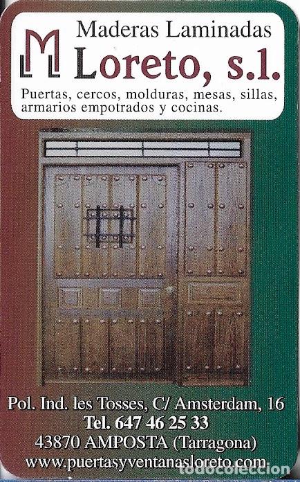 Coleccionismo Calendarios: CALENDARIO 2009 MADERAS LAMINADAS LORETO - AMPOSTA (TARRAGONA)