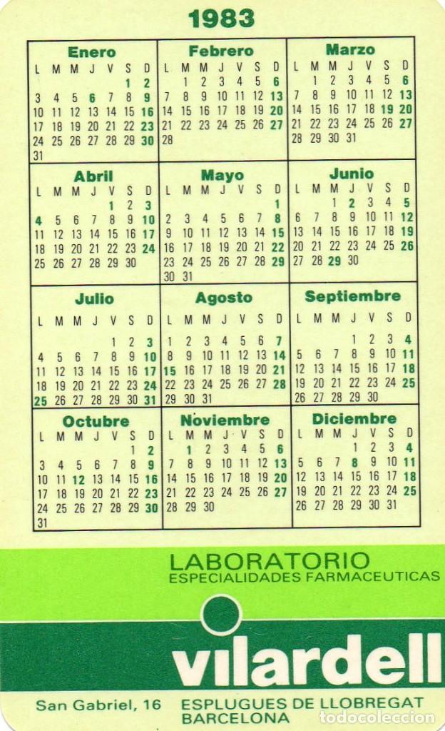 Calendario De Publicidad 1983 Vilardell Comprar Calendarios Antiguos En Todocoleccion