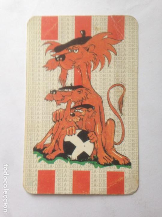 Coleccionismo Calendarios: LEONES ATHLETIC CLUB BILBAO - DEIA - HIMNO