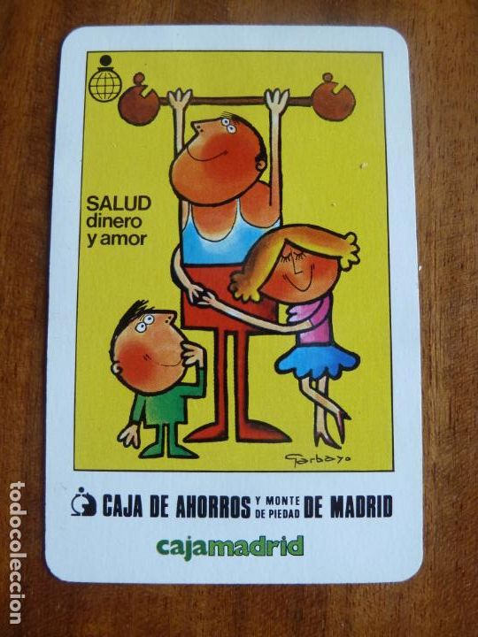 Sammeln von Kalendern: 1 calendario heraclio fournier cajamadrid 1984 perfecto estado
