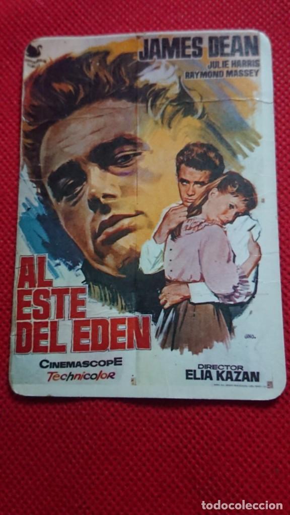 Coleccionismo Calendarios: CALENDARIO PEL&Iacute;CULA CINE AL ESTE DEL EDEM JAMES DEAN A&Ntilde;O 1985