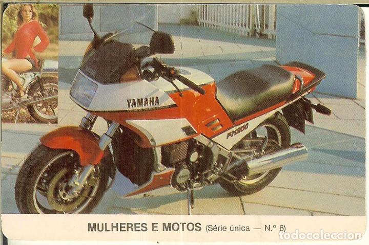 Coleccionismo calendarios: CALENDARIO DE PORTUGAL - 1987 - MUJERES Y MOTOS N&ordm; 6 - YAMAHA