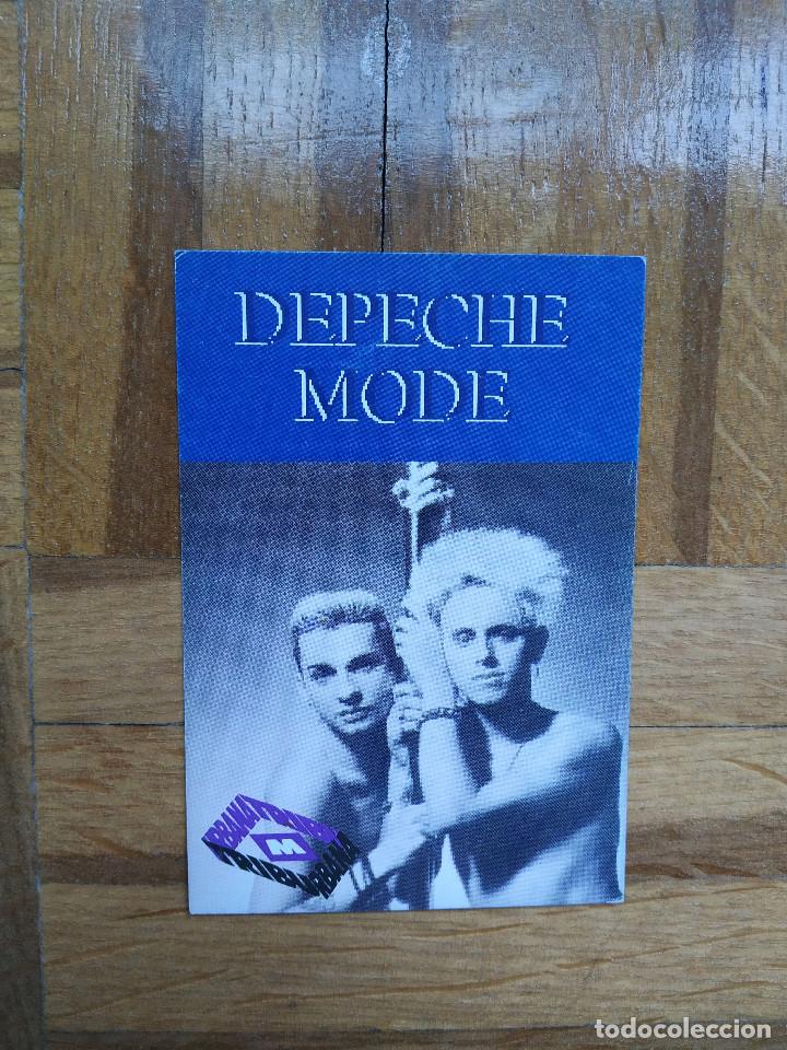 Coleccionismo Calendarios: CALENDARIO PUBLICITARIO. BANDA ROCK. GRUPO M&Uacute;SICA DEPECHE MODE A&Ntilde;O 1991. VER FOTO ADICIONAL
