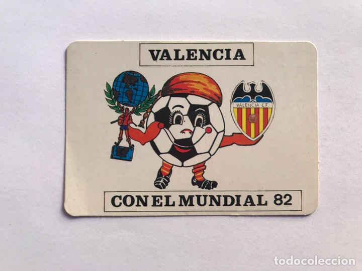 Coleccionismo calendarios: CALENDARIO, VALENCIA Con el Mundial 82 Publicidad H&Eacute;ROES: Tebeos, cromos,... (a.1982)