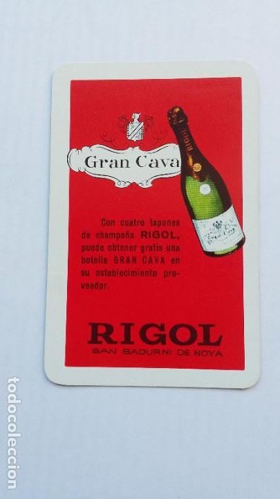 Colecionismo Calend&aacute;rios: CALENDIARIO FOURNIER. GRAN CAVA RIGOL. A&Ntilde;O 1964. TDKP16