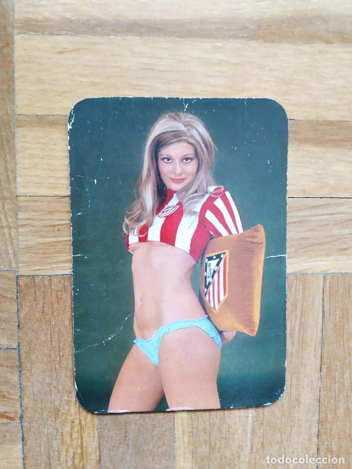 Coleccionismo calendarios: CALENDARIO CHICA EROTICA. FUTBOL ATLETICO DE MADRID A&Ntilde;O 1978. VER FOTOS