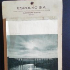 Coleccionismo Calendarios: CALENDARIO DE PARED ESROLKO S. A. 1952 CON 122 FOTOS DE SUIZA. Lote 215603382