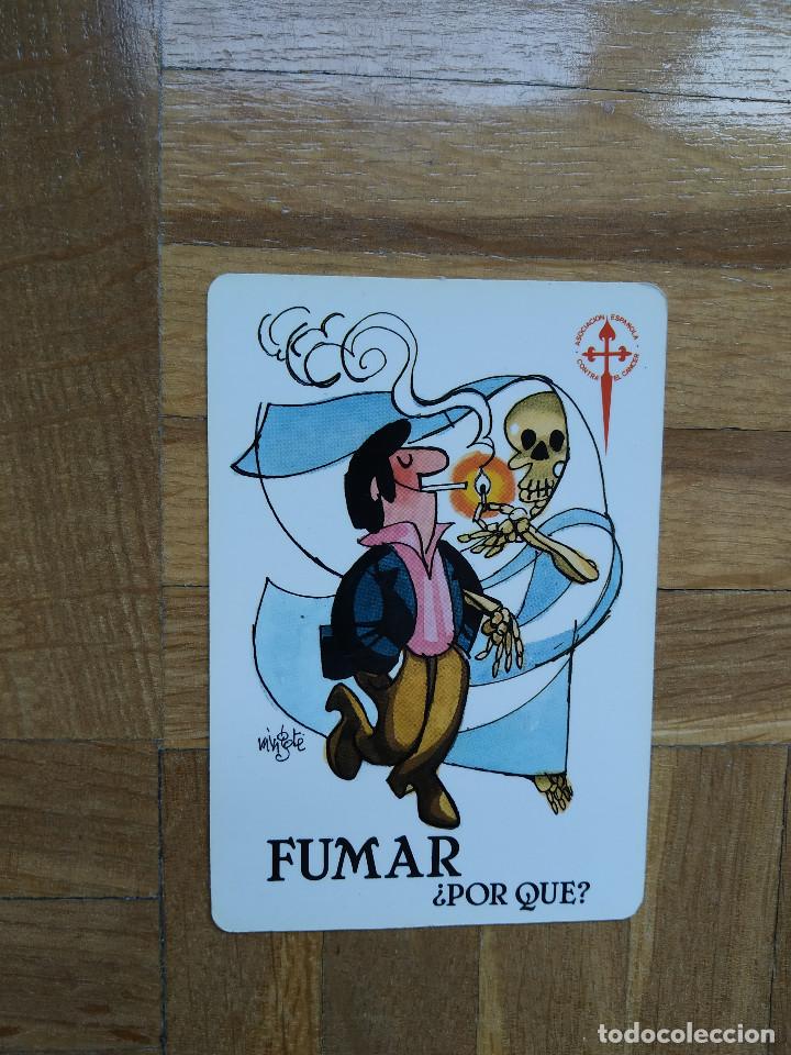Coleccionismo calendarios: CALENDARIO PUBLICITARIO. MINGOTE. ASOCIACION ESPA&Ntilde;OLA CONTRA EL CANCER. FUMAR &iquest; POR QUE? A&Ntilde;O 1988.