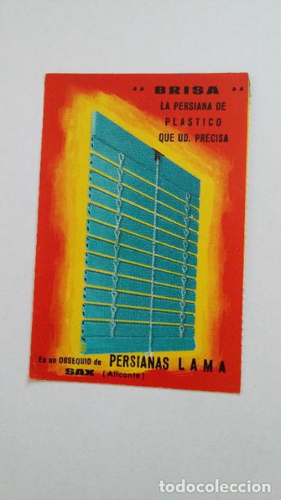 Sammeln von Kalendern: CALENDARIO PUBLICITARIO PERSIANAS LAMA. SAX. ALICANTE. A&Ntilde;O 1968. TDKP16