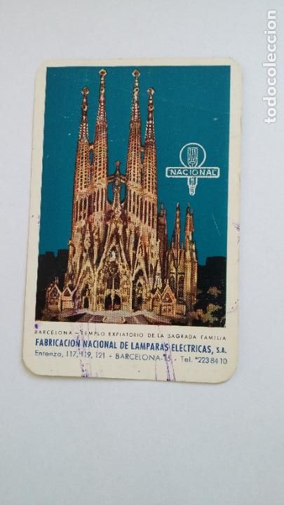 Colecionismo Calend&aacute;rios: CALENDARIO DE BOLSILLO 1966 FABRICACION NACIONAL DE LAMPARAS ELECTRICAS BARCELONA. TDKP16
