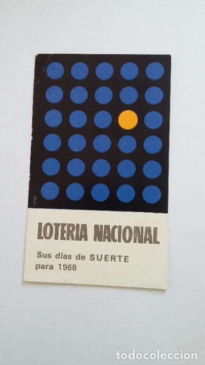 Sammeln von Kalendern: Calendario de bolsillo a&ntilde;o 1968 Loter&iacute;a Nacional. TDKP16