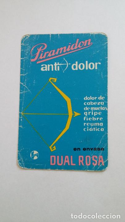 Colecionismo Calend&aacute;rios: CALENDARIO DE BOLSILLO A&Ntilde;O 1962 PIRAMID&Oacute;N ANTI DOLOR DUAL ROSA. TDKP16