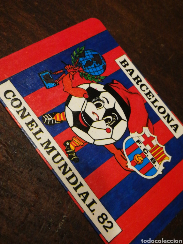 Coleccionismo calendarios: CALENDARIO BOLSILLO F.C.BARCELONA CON EL MUNDIAL 82 (PENYA ESPANYOLISTA), 1982.