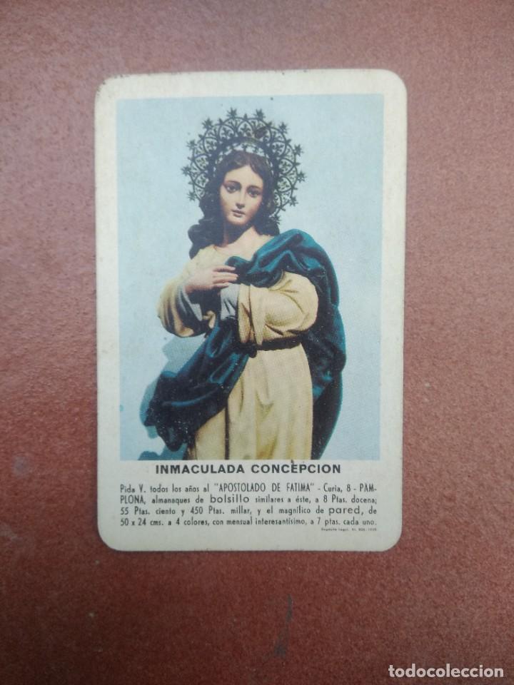 Coleccionismo calendarios: Antiguo calendario inmaculada concepcion de fournier a&ntilde;o 1959