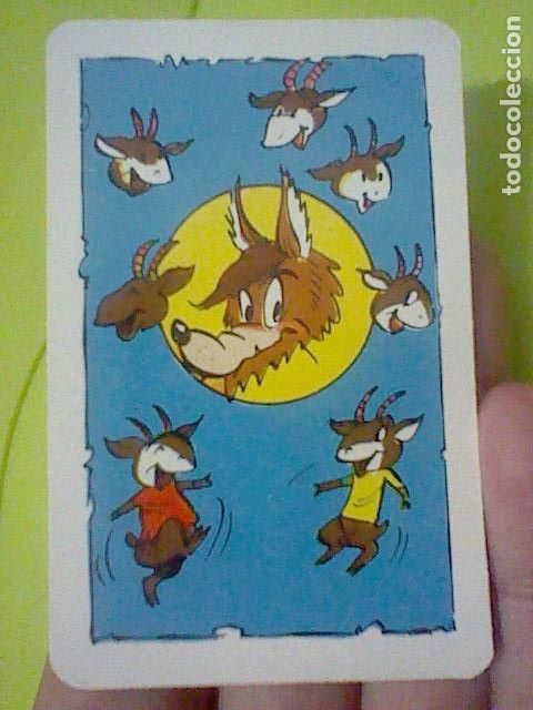Colecionismo Calend&aacute;rios: LOBO CABRITILLOS CVENTO 1978 COMAS DESPEGADO RESTOS DORSO NO FOURNIER 9 X 6 CMS APROX