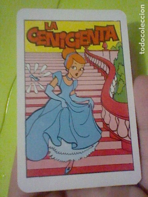 Colecionismo Calend&aacute;rios: CENICIENTA 1978 COMAS DESPEGADO RESTOS DORSO NO FOURNIER 9 X 6 CMS APROX