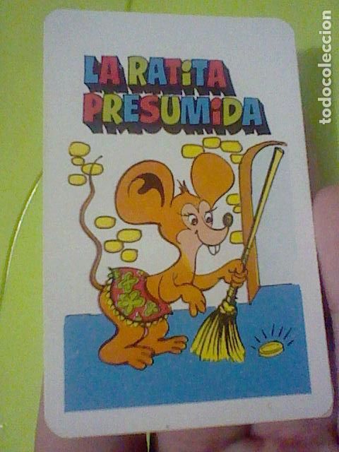Colecionismo Calend&aacute;rios: RATITA PRESUMIDA 1978 COMAS DESPEGADO RESTOS DORSO NO FOURNIER 9 X 6 CMS APROX