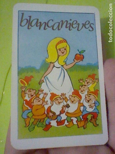 Coleccionismo Calendarios: BLANCANIEVES 1978 COMAS DESPEGADO RESTOS DORSO NO FOURNIER 9 X 6 CMS APROX