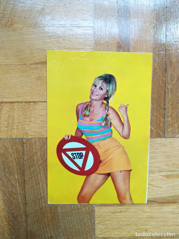 Collectionnisme Calendriers: CALENDARIO CHICA CON SE&Ntilde;AL DE STOP A&Ntilde;O 1970. VER FOTOS