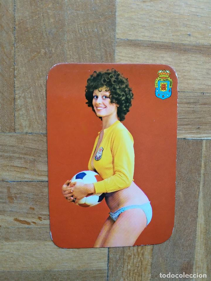 Coleccionismo calendarios: CALENDARIO CHICA FUTBOL UNION DEPORTIVA LAS PALMAS A&Ntilde;O 1977. VER FOTOS