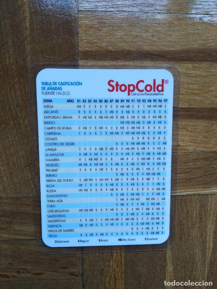 Coleccionismo calendarios: CALENDARIO PUBLICITARIO STOPCOLD SIMIL A HOECHST A&Ntilde;O 2000. PLASTIFICADO. VER FOTOS