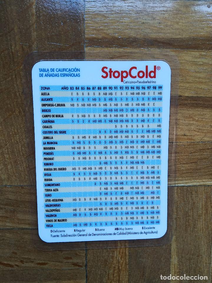 Coleccionismo calendarios: CALENDARIO PUBLICITARIO STOPCOLD SIMIL A HOECHST A&Ntilde;O 2002. PLASTIFICADO. VER FOTOS