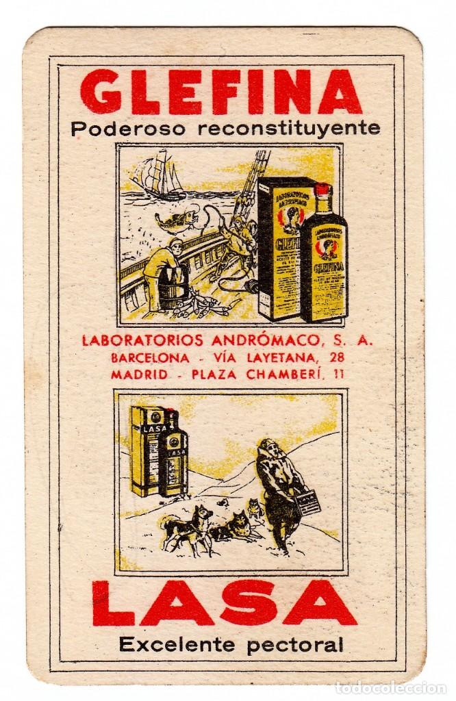 Coleccionismo Calendarios: Curioso calendario Glefina reconstituyente Lasa pectoral Lab. Andr&oacute;maco Barcelona Madrid 1934 aa