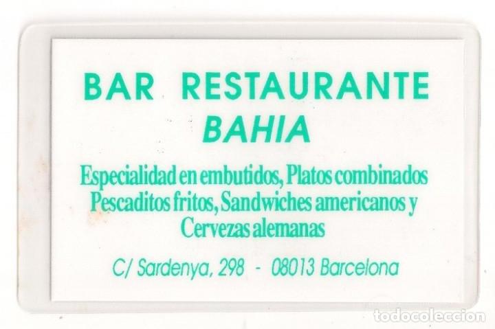 Coleccionismo Calendarios: CALENDARIO BAR BAHIA BARCELONA 1995