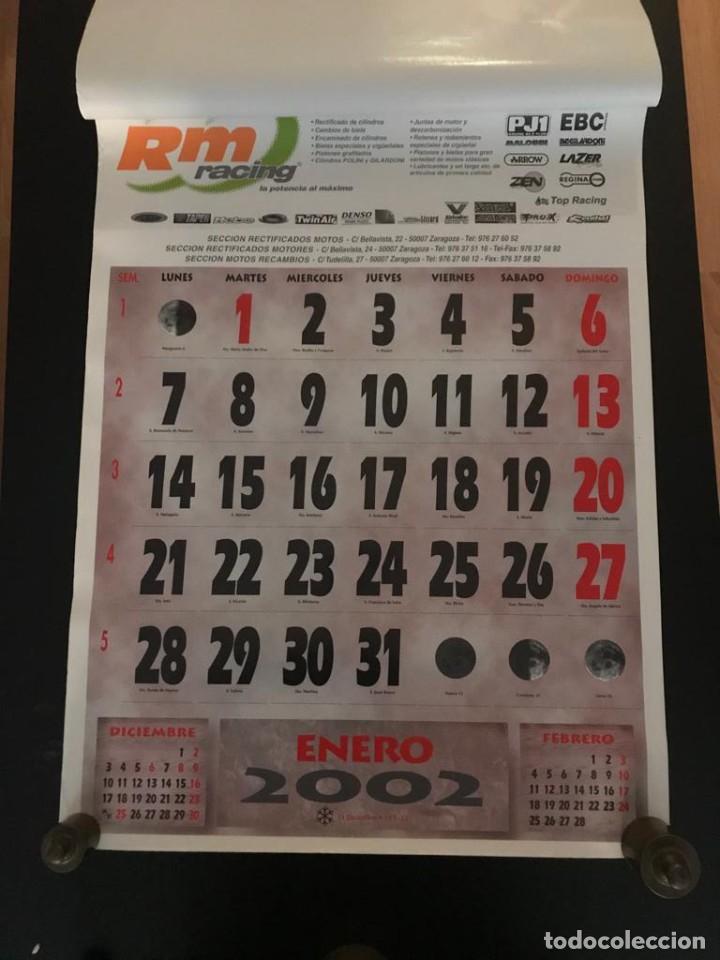 Coleccionismo calendarios: GRAN CALENDERIO RM RACING A&Ntilde;O 2002 - Foto 5