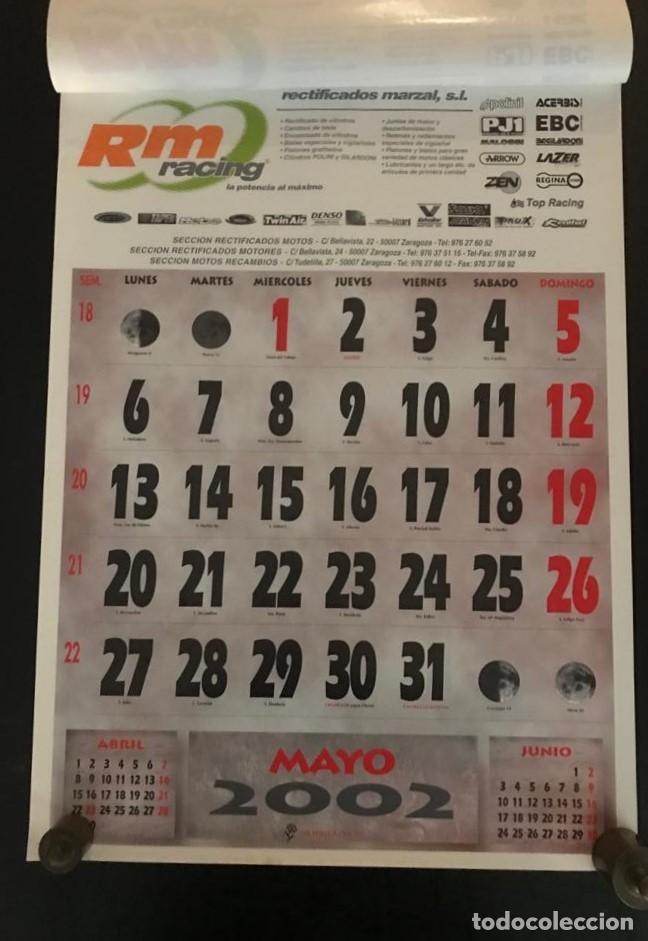 Coleccionismo calendarios: GRAN CALENDERIO RM RACING A&Ntilde;O 2002 - Foto 3