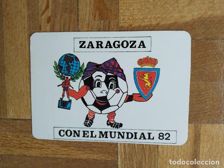 Coleccionismo calendarios: CALENDARIO DE FUTBOL. MUNDIAL ESPA&Ntilde;A 82. REAL ZARAGOZA A&Ntilde;O 1982. VER FOTOS
