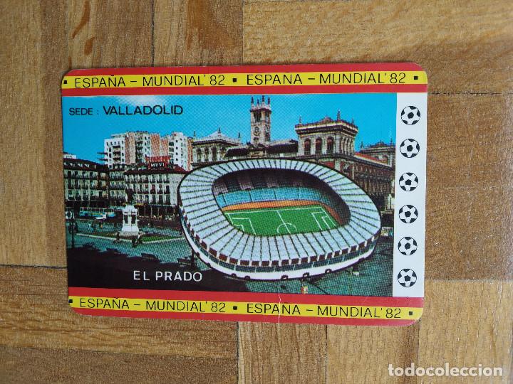 Coleccionismo calendarios: CALENDARIO DE FUTBOL. MUNDIAL ESPA&Ntilde;A 82. ESTADIO EL PRADO. SEDE VALLADOLID A&Ntilde;O 1982 . VER FOTOS