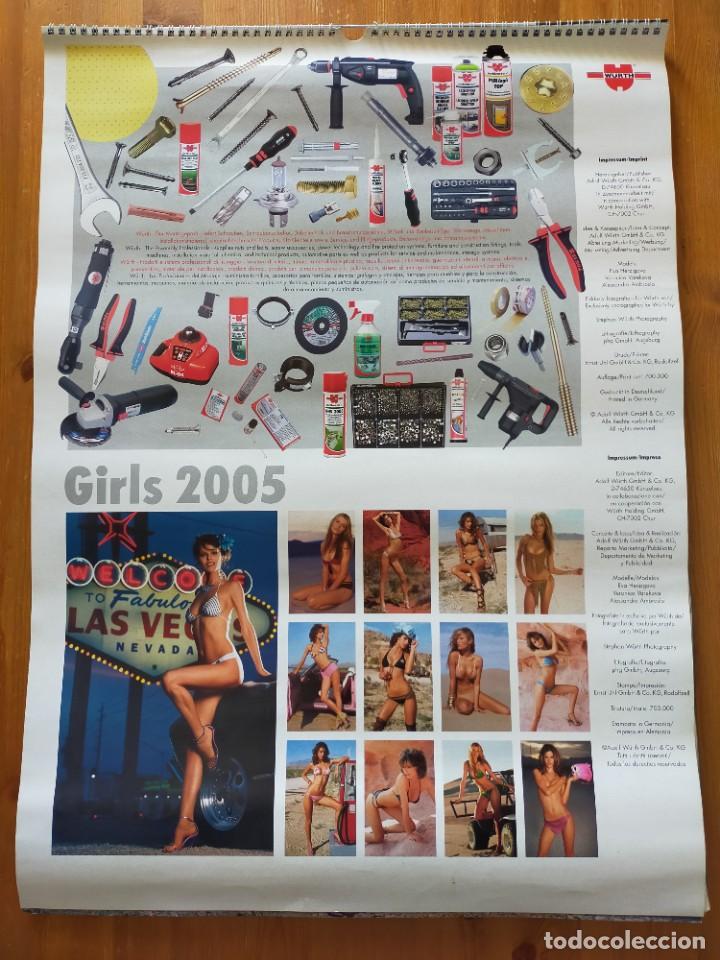 Coleccionismo Calendarios: WURTH CHICAS (GIRLS) 2005 - CALENDARIO GRAN TAMA&Ntilde;O (68X49) ALMANAQUE DE PARED - A&Ntilde;O 2005