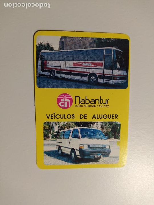 Colecionismo Calend&aacute;rios: CALENDARIO DE BOLSILLO EN PORTUGUES NABANTUR AGENCIA DE VIAJES 1993. TDKP16