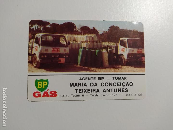 Colecionismo Calend&aacute;rios: CALENDARIO DE BOLSILLO EN PORTUGUES. PB GAS. AGENTE BP EN TOMAR. 1989. TDKP16