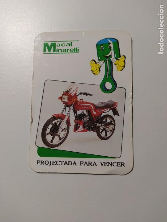 Coleccionismo Calendarios: CALENDARIO DE BOLSILLO MOTO MACAL MINARELLI. 1989. PORTUGAL. TDKP16