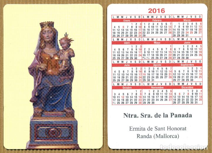 Coleccionismo Calendarios: Calendarios Bolsillo NTRA. SRA DE LA PANADA - MALLORCA 2016